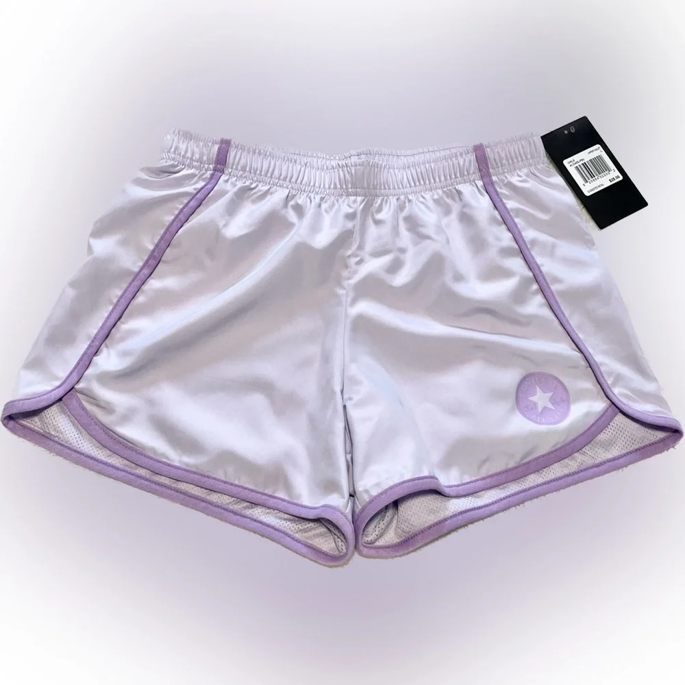 NWT Youth Girls' CONVERSE High Rise Active Shorts